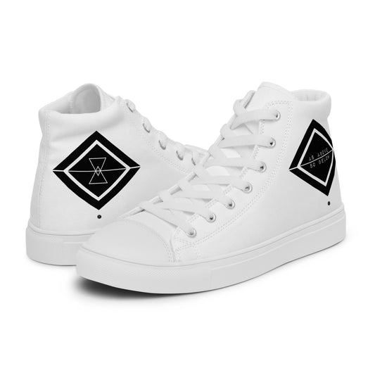 AS ABOVE SO BELOW - Men’s High Top CANVAS SHOES